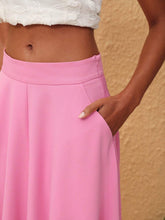 EKeyes High Waist A-Line Maxi Skirt